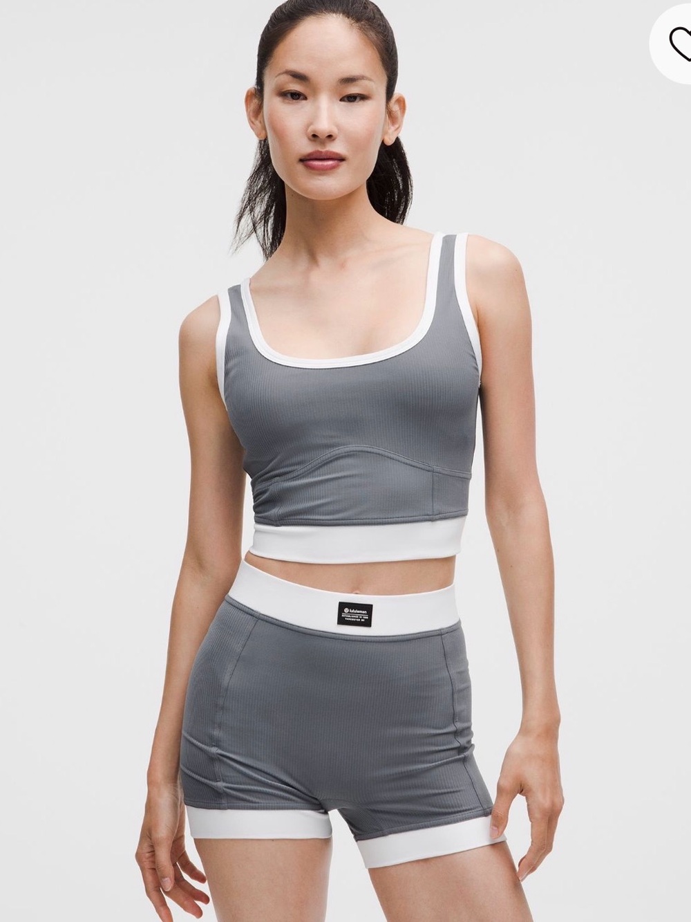 Lululemon Ribbed Nulu SET! Top Size XL Shorts Size 14 ~NWT $146 MSRP 🌟 sold out!